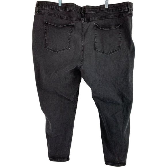 Ava & Viv for Target Black Jeans Size 26W Skinny Crop GUC 6378 Stretch Womens - Picture 10 of 12